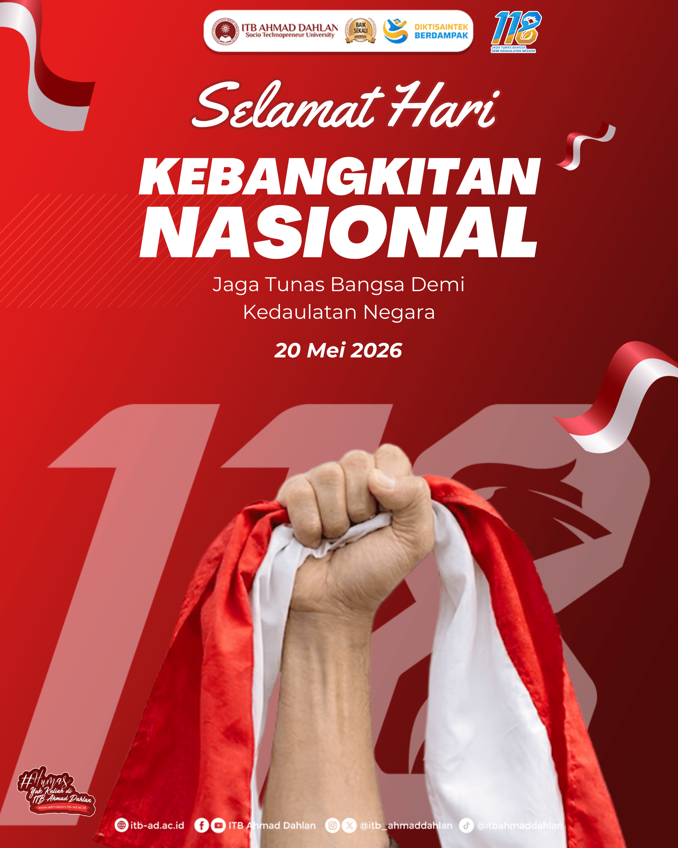 Selamat Hari Kebangkitan Nasional ke-118 